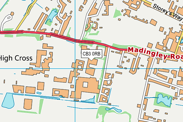 CB3 0RB map - OS VectorMap District (Ordnance Survey) CB3 0RB map - OS VectorMap District (Ordnance Survey)