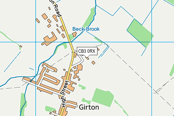 CB3 0RX map - OS VectorMap District (Ordnance Survey) CB3 0RX map - OS VectorMap District (Ordnance Survey)