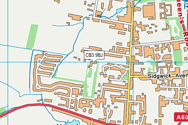 CB3 9BJ map - OS VectorMap District (Ordnance Survey) CB3 9BJ map - OS VectorMap District (Ordnance Survey)