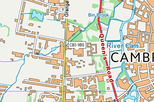 CB3 9BS map - OS VectorMap District (Ordnance Survey) CB3 9BS map - OS VectorMap District (Ordnance Survey)