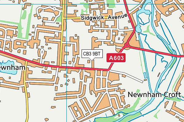 CB3 9BT map - OS VectorMap District (Ordnance Survey) CB3 9BT map - OS VectorMap District (Ordnance Survey)