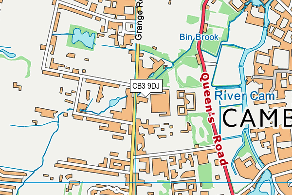 CB3 9DJ map - OS VectorMap District (Ordnance Survey) CB3 9DJ map - OS VectorMap District (Ordnance Survey)