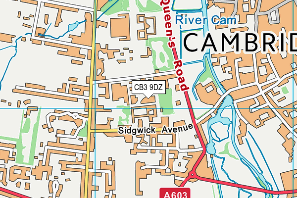 CB3 9DZ map - OS VectorMap District (Ordnance Survey) CB3 9DZ map - OS VectorMap District (Ordnance Survey)