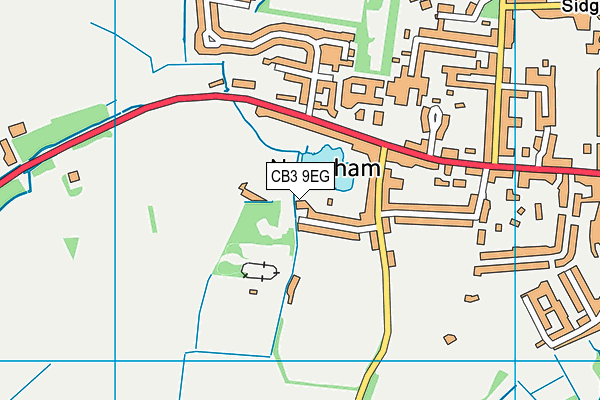 CB3 9EG map - OS VectorMap District (Ordnance Survey) CB3 9EG map - OS VectorMap District (Ordnance Survey)