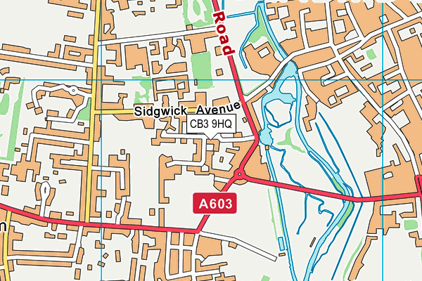CB3 9HQ map - OS VectorMap District (Ordnance Survey) CB3 9HQ map - OS VectorMap District (Ordnance Survey)