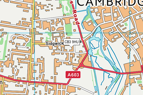 CB3 9HU map - OS VectorMap District (Ordnance Survey) CB3 9HU map - OS VectorMap District (Ordnance Survey)
