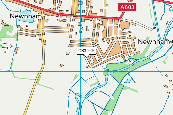CB3 9JP map - OS VectorMap District (Ordnance Survey) CB3 9JP map - OS VectorMap District (Ordnance Survey)