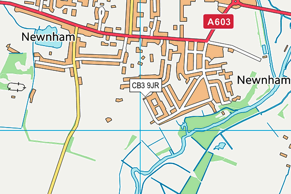 CB3 9JR map - OS VectorMap District (Ordnance Survey) CB3 9JR map - OS VectorMap District (Ordnance Survey)