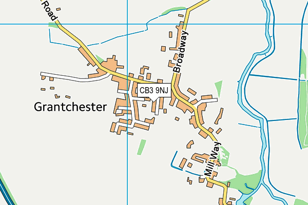 CB3 9NJ map - OS VectorMap District (Ordnance Survey) CB3 9NJ map - OS VectorMap District (Ordnance Survey)