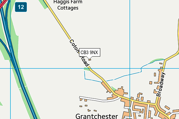 CB3 9NX map - OS VectorMap District (Ordnance Survey) CB3 9NX map - OS VectorMap District (Ordnance Survey)