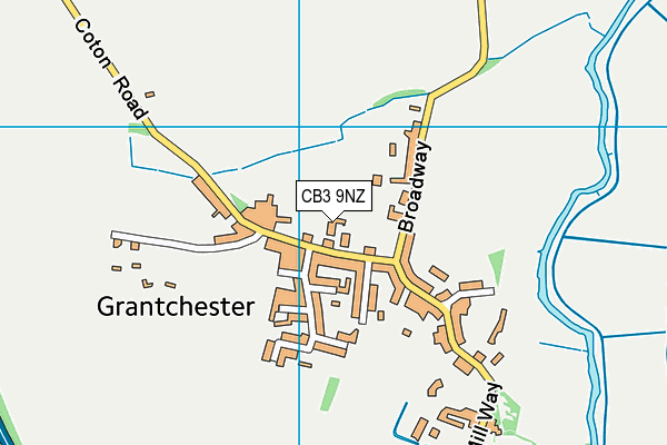 CB3 9NZ map - OS VectorMap District (Ordnance Survey) CB3 9NZ map - OS VectorMap District (Ordnance Survey)