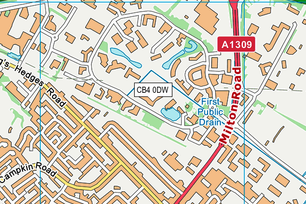 CB4 0DW map - OS VectorMap District (Ordnance Survey) CB4 0DW map - OS VectorMap District (Ordnance Survey)