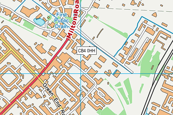CB4 0HH map - OS VectorMap District (Ordnance Survey) CB4 0HH map - OS VectorMap District (Ordnance Survey)