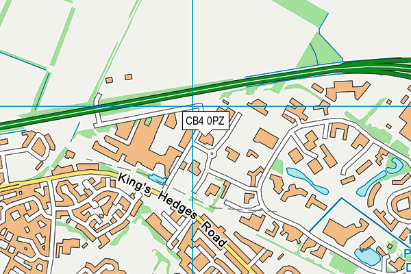 CB4 0PZ map - OS VectorMap District (Ordnance Survey) CB4 0PZ map - OS VectorMap District (Ordnance Survey)