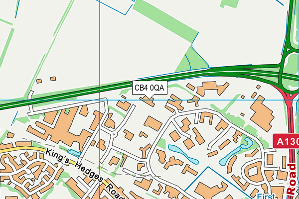 CB4 0QA map - OS VectorMap District (Ordnance Survey) CB4 0QA map - OS VectorMap District (Ordnance Survey)