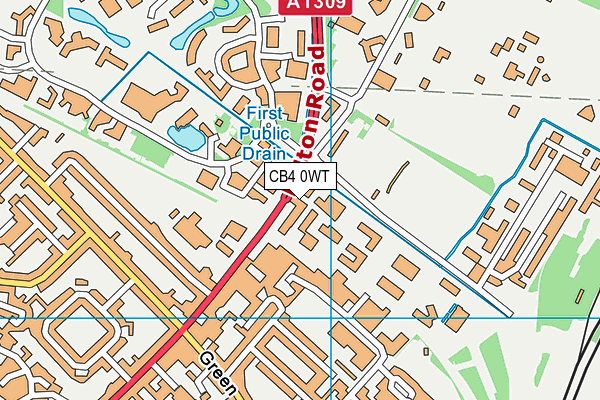 CB4 0WT map - OS VectorMap District (Ordnance Survey) CB4 0WT map - OS VectorMap District (Ordnance Survey)