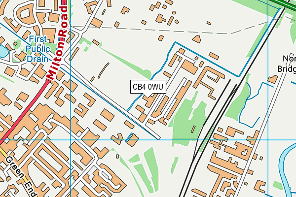 CB4 0WU map - OS VectorMap District (Ordnance Survey) CB4 0WU map - OS VectorMap District (Ordnance Survey)