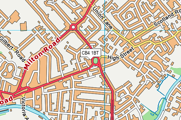 CB4 1BT map - OS VectorMap District (Ordnance Survey) CB4 1BT map - OS VectorMap District (Ordnance Survey)