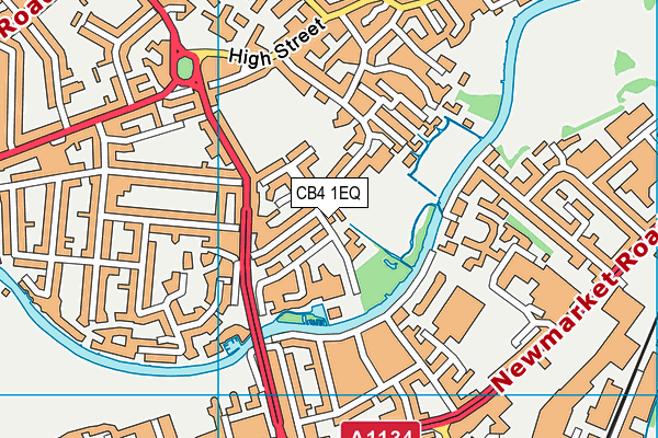 CB4 1EQ map - OS VectorMap District (Ordnance Survey) CB4 1EQ map - OS VectorMap District (Ordnance Survey)