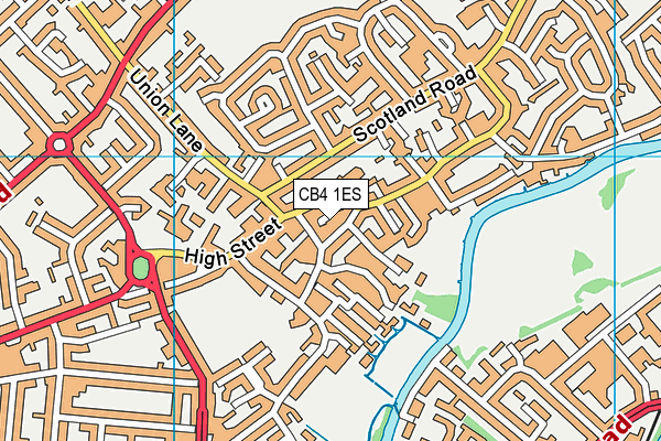 CB4 1ES map - OS VectorMap District (Ordnance Survey) CB4 1ES map - OS VectorMap District (Ordnance Survey)