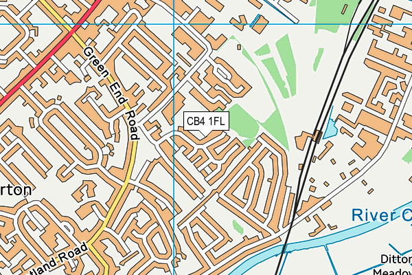 CB4 1FL map - OS VectorMap District (Ordnance Survey) CB4 1FL map - OS VectorMap District (Ordnance Survey)