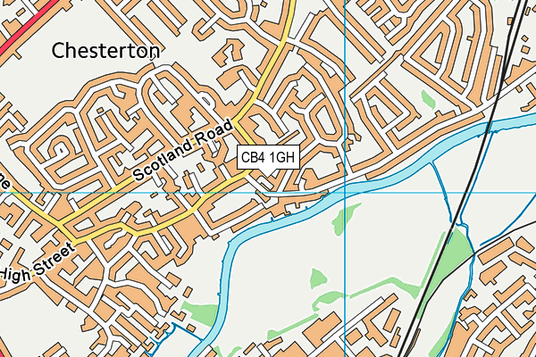 CB4 1GH map - OS VectorMap District (Ordnance Survey) CB4 1GH map - OS VectorMap District (Ordnance Survey)