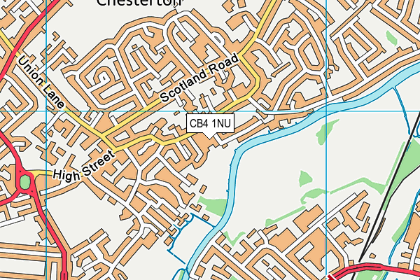 CB4 1NU map - OS VectorMap District (Ordnance Survey) CB4 1NU map - OS VectorMap District (Ordnance Survey)
