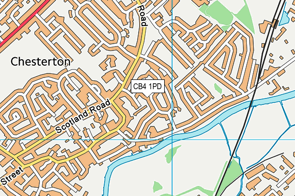 CB4 1PD map - OS VectorMap District (Ordnance Survey) CB4 1PD map - OS VectorMap District (Ordnance Survey)