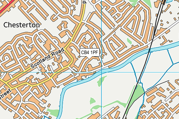 CB4 1PF map - OS VectorMap District (Ordnance Survey) CB4 1PF map - OS VectorMap District (Ordnance Survey)