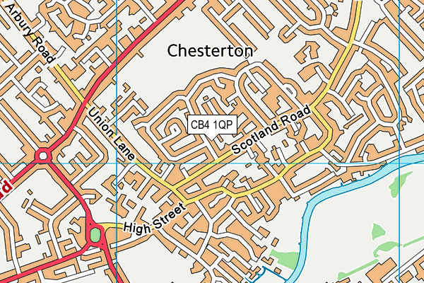 CB4 1QP map - OS VectorMap District (Ordnance Survey) CB4 1QP map - OS VectorMap District (Ordnance Survey)