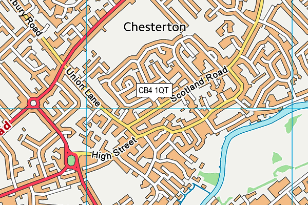 CB4 1QT map - OS VectorMap District (Ordnance Survey) CB4 1QT map - OS VectorMap District (Ordnance Survey)