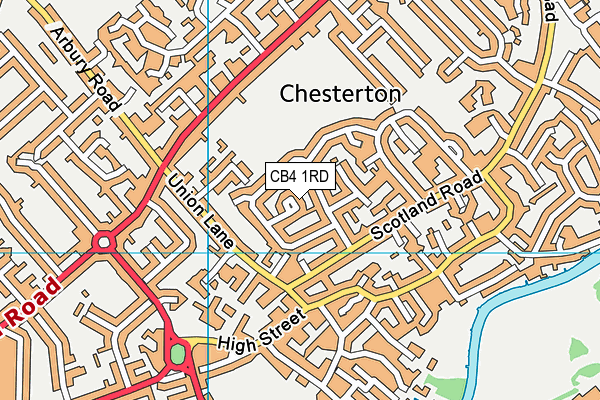 CB4 1RD map - OS VectorMap District (Ordnance Survey) CB4 1RD map - OS VectorMap District (Ordnance Survey)