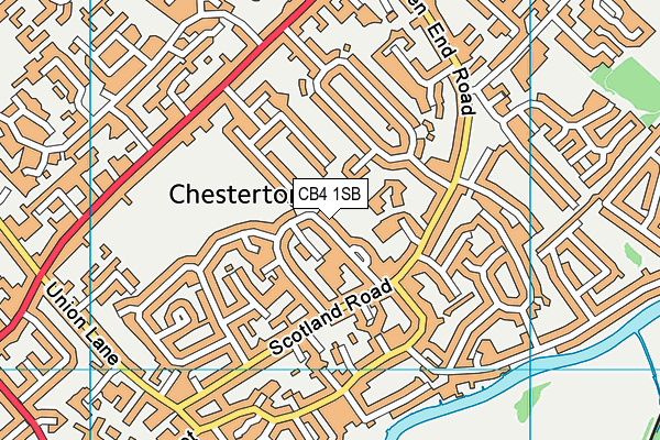 CB4 1SB map - OS VectorMap District (Ordnance Survey) CB4 1SB map - OS VectorMap District (Ordnance Survey)