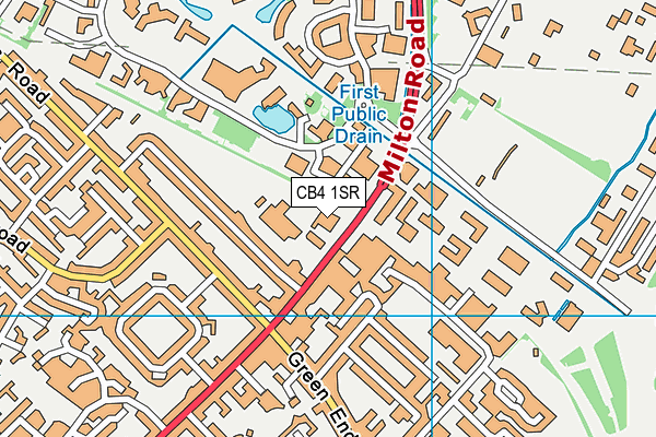 CB4 1SR map - OS VectorMap District (Ordnance Survey) CB4 1SR map - OS VectorMap District (Ordnance Survey)