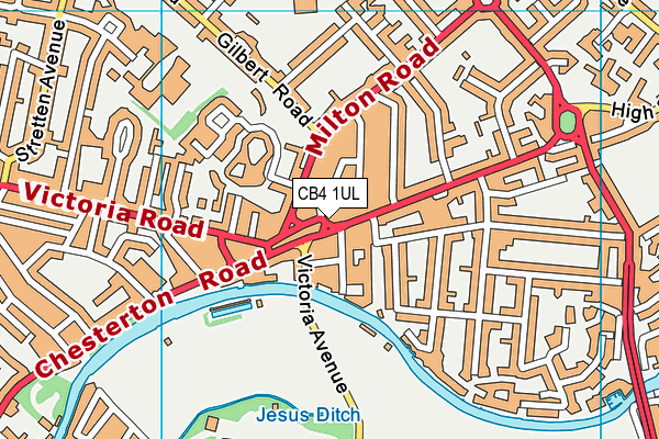 CB4 1UL map - OS VectorMap District (Ordnance Survey) CB4 1UL map - OS VectorMap District (Ordnance Survey)