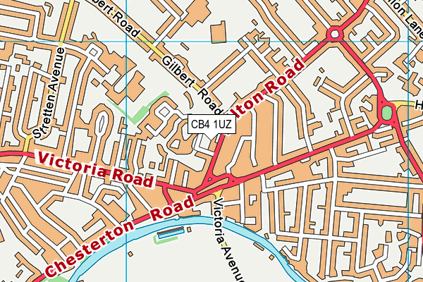 CB4 1UZ map - OS VectorMap District (Ordnance Survey) CB4 1UZ map - OS VectorMap District (Ordnance Survey)