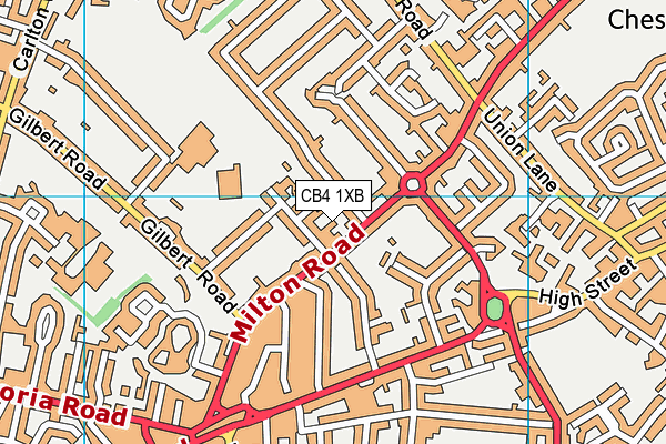 CB4 1XB map - OS VectorMap District (Ordnance Survey) CB4 1XB map - OS VectorMap District (Ordnance Survey)