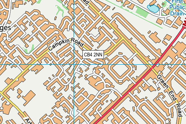 CB4 2NN map - OS VectorMap District (Ordnance Survey) CB4 2NN map - OS VectorMap District (Ordnance Survey)