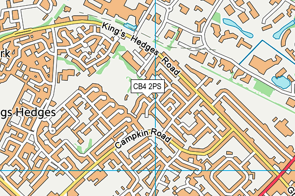 CB4 2PS map - OS VectorMap District (Ordnance Survey) CB4 2PS map - OS VectorMap District (Ordnance Survey)