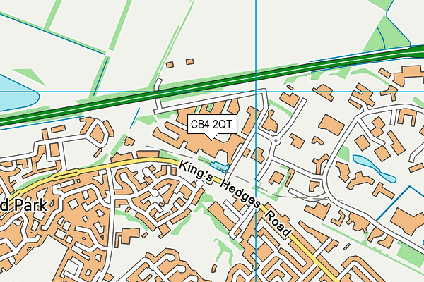 CB4 2QT map - OS VectorMap District (Ordnance Survey) CB4 2QT map - OS VectorMap District (Ordnance Survey)