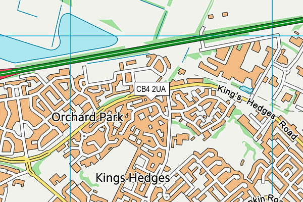 CB4 2UA map - OS VectorMap District (Ordnance Survey) CB4 2UA map - OS VectorMap District (Ordnance Survey)