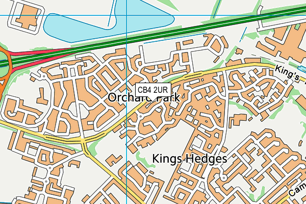 CB4 2UR map - OS VectorMap District (Ordnance Survey) CB4 2UR map - OS VectorMap District (Ordnance Survey)