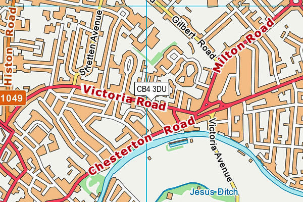 CB4 3DU map - OS VectorMap District (Ordnance Survey) CB4 3DU map - OS VectorMap District (Ordnance Survey)