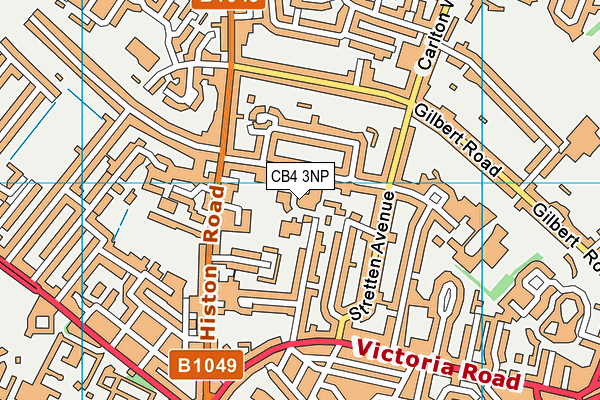 CB4 3NP map - OS VectorMap District (Ordnance Survey) CB4 3NP map - OS VectorMap District (Ordnance Survey)