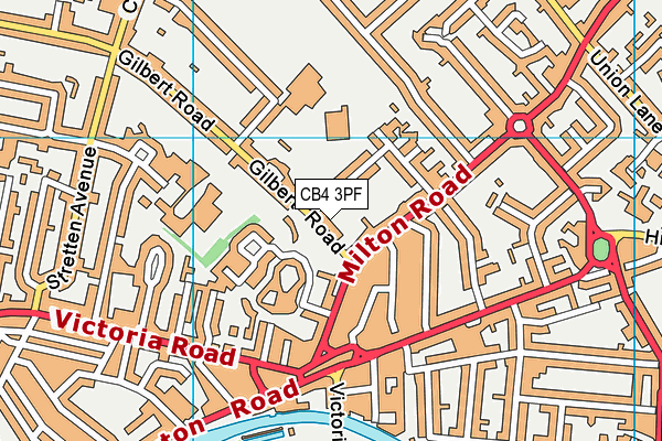 CB4 3PF map - OS VectorMap District (Ordnance Survey) CB4 3PF map - OS VectorMap District (Ordnance Survey)