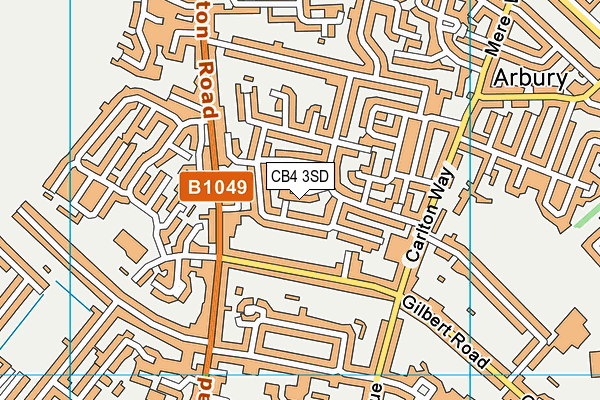 CB4 3SD map - OS VectorMap District (Ordnance Survey) CB4 3SD map - OS VectorMap District (Ordnance Survey)