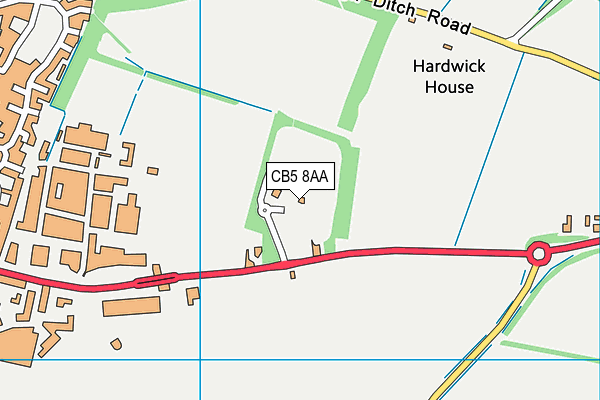 CB5 8AA map - OS VectorMap District (Ordnance Survey) CB5 8AA map - OS VectorMap District (Ordnance Survey)