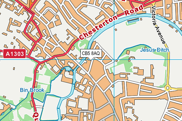 CB5 8AQ map - OS VectorMap District (Ordnance Survey) CB5 8AQ map - OS VectorMap District (Ordnance Survey)