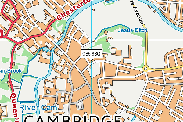 CB5 8BQ map - OS VectorMap District (Ordnance Survey) CB5 8BQ map - OS VectorMap District (Ordnance Survey)