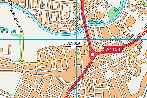 CB5 8EA map - OS VectorMap District (Ordnance Survey) CB5 8EA map - OS VectorMap District (Ordnance Survey)